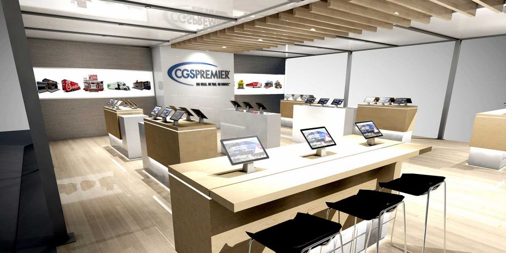 CGS Premier drop trailer interior